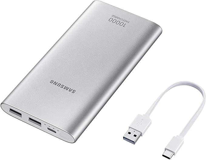 Bateria Externa 10.000MAh Carga Rápida USB Tipo C